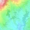 Топографическая карта Lordelo, высота, рельеф