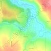 Топографическая карта Паршино, высота, рельеф