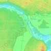 Топографическая карта Кадыш, высота, рельеф