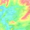 Топографическая карта Селиванихинский сельсовет, высота, рельеф