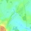 Топографическая карта Черноградь, высота, рельеф