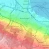 Топографическая карта Кройцлинген, высота, рельеф