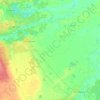 Топографическая карта Богандинское сельское поселение, высота, рельеф