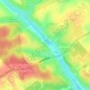 Топографическая карта Подгородное, высота, рельеф