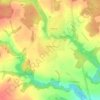 Топографическая карта Гарутишки, высота, рельеф