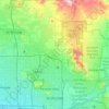 Топографическая карта Scottsdale, высота, рельеф