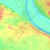 Топографическая карта Неман, высота, рельеф