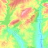 Топографическая карта La Toba, высота, рельеф