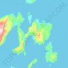 Топографическая карта Peleng Island, высота, рельеф