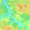 Топографическая карта Якимцево, высота, рельеф