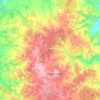 Топографическая карта Ладеникский сельский Совет, высота, рельеф
