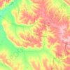 Топографическая карта Перелюбский район, высота, рельеф