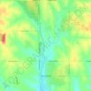 Топографическая карта Springfield, высота, рельеф