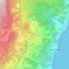 Топографическая карта Малый Маяк, высота, рельеф