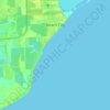 Топографическая карта Beach City, высота, рельеф