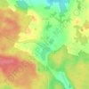 Топографическая карта Лесистое, высота, рельеф