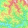 Топографическая карта Pokhari, высота, рельеф