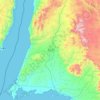 Топографическая карта Al Bad, высота, рельеф