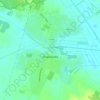 Топографическая карта Шерешево, высота, рельеф