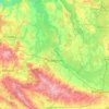 Топографическая карта Сморгонский район, высота, рельеф