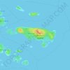 Топографическая карта Moshers Island, высота, рельеф