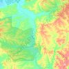 Топографическая карта Сары-Чумыш, высота, рельеф