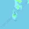 Топографическая карта Ragged Island, высота, рельеф