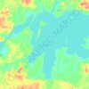 Топографическая карта Lac Simard, высота, рельеф