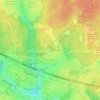 Топографическая карта Нагорное, высота, рельеф