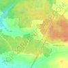 Топографическая карта Будревичи, высота, рельеф