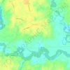 Топографическая карта Dendron, высота, рельеф
