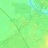 Топографическая карта Ивняки, высота, рельеф