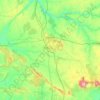 Топографическая карта Касерес, высота, рельеф