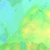 Топографическая карта Забашевичи, высота, рельеф