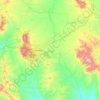 Топографическая карта Cananea, высота, рельеф