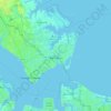 Топографическая карта Hampton, высота, рельеф