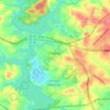Топографическая карта Clemson, высота, рельеф