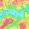 Топографическая карта Oberlahr, высота, рельеф