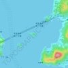 Топографическая карта 武志島, высота, рельеф