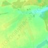 Топографическая карта Денятино, высота, рельеф