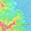 Топографическая карта Banyuls-sur-Mer, высота, рельеф