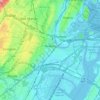Топографическая карта Newark, высота, рельеф