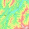 Топографическая карта Meluri, высота, рельеф