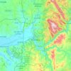 Топографическая карта Коимбра, высота, рельеф