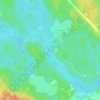 Топографическая карта Смирновское озеро, высота, рельеф
