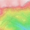 Топографическая карта Яворовая поляна, высота, рельеф