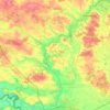 Топографическая карта Лесная, высота, рельеф