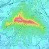 Топографическая карта 紫金山, высота, рельеф