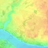 Топографическая карта Слип, высота, рельеф