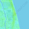 Топографическая карта Juno Beach, высота, рельеф